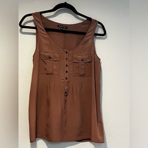 Madewell Broadway and Broome 100% silk tank